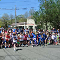 <p>Runners followed either a 5-mile or 5K course.</p>