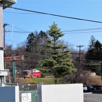 <p>A driver backed into a building, became disoriented and drove through a guard rail in Mahopac.</p>