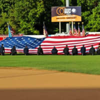 <p>Dutchess Stadium as it looks decorated for the annual 9-11 Memorial sponsored by Hudson Valley Guns &amp; Hoses. A 9-11 ceremony is planned on Sept. 17. A separate, 15th anniversary ceremony is planned on Sunday Sept. 11 at Dutchess Coungy Airport.</p>