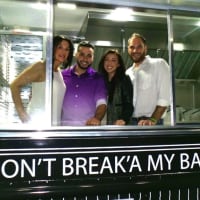 <p>The folks behind the Eat My Balls Food truck.</p>