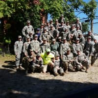 <p>Cadets from West Point assisted Habitat for Humanity in Yonkers.</p>