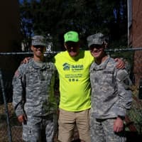 <p>Cadets from West Point assisted Habitat for Humanity in Yonkers.</p>