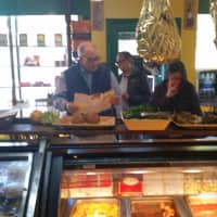 <p>Customers constantly enter the store for fresh eats.</p>