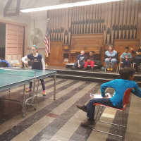 <p>Sudeshna Chakravorty teaches youngsters how to play ping pong, and will offer sessions in Cresskill at the recreation department.</p>