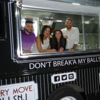 <p>The folks behind the Eat My Balls food truck, left to right: Gino Fasolo  Jr., Rosa Fasolo, Cynthia Fasolo and Michael Eichman. </p>