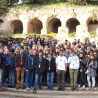 <p>The Ramsey High School band in Rome.</p>