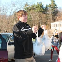 <p>Wooster School students donate 129 turkeys to the Daily Bread Food Pantry for Thanksgiving. </p>