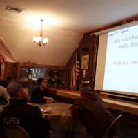 <p>Oradell firefighters were able to test their knowledge on firefighting topics by playing a Jeopardy-style quiz game.</p>