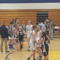 <p>The Ramsey girls varsity basketball team invited a travel team of fourth grade girls to their game last night.</p>