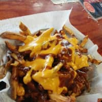 <p>Disco Sucks fries at Rony&#x27;s Rockin&#x27; Grill in Bergenfield.</p>