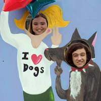 <p>Bark for Education attendees could pose for silly pictures, among other activities.</p>