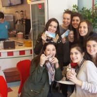<p>These Westlake High School Wildcats were dissing -- of all things -- Pleasantville High School graduates - - on Monday while enjoying free Italian ices to celebrate the first day of Spring at Rita&#x27;s off Route 9A in Elmsford.</p>