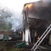 <p>A Town of Poughkeepsie home was severely damaged during a fire.</p>
