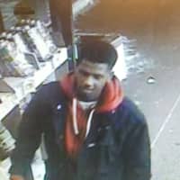 <p>Surveillance footage of a person of interest in the theft of credit cards from a car in Norwalk</p>