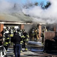 <p>No injuries were reported, although &quot;several cars and the contents of the affected garages were destroyed,&quot; Detective Capt. Lawrence Martin said.</p>