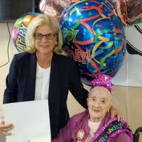 <p>The birthday girl, Jean Camillo, 107, celebrated another milestone with family, friends and staff on Thursday at The Enclave at Port Chester Rehabilitation and Nursing Center.</p>