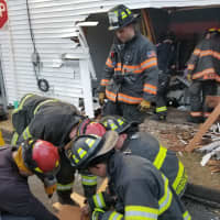 <p>Van crashes into church-owned building at 39 New Street in Danbury</p>