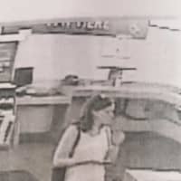<p>The Brookfield Police Department is seeking information on this woman in connection with an active case. The photo is from a surveillance camera.</p>