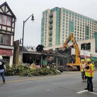 <p>Pharmacy, clothing shop, discount store demolished.</p>