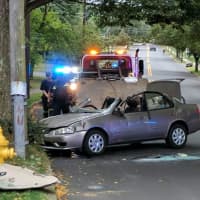 <p>The road was temporarily closed while the wreckage was cleared.</p>