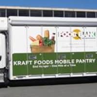 <p>The 36-foot refrigerated Kraft Mobile Food Pantry truck will return to Mount Vernon on Tuesday.</p>
