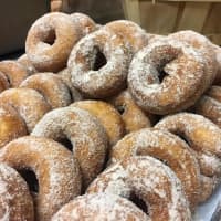 <p>Doughnuts at Harvest Moon Farm and Orchard in North Salem.</p>