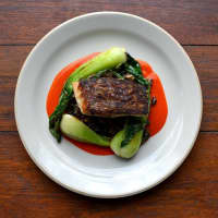 <p>Wild striped bass at 121 Restaurant in North Salem. The restaurant is just one of many participating in Hudson Valley Restaurant Week</p>