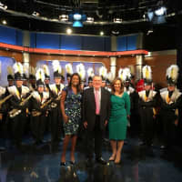 <p>The Trumbull High School Golden Eagle Marching Band appeared on &quot;Good Day New York&quot; in advance of its appearance in the Macy&#x27;s Thanksgiving Day Parade.</p>