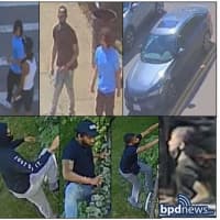 <p>Images of the suspected individuals and vehicle</p>
