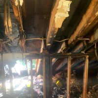 <p>The Drewville Road home in Putnam County suffered extensive damage.</p>