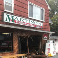 <p>A car smashed in the front of Martino&#x27;s Pizzeria and Deli, then took off. Now, the community is rallying to help the owner make repairs.</p>