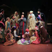 <p>New Canaan High School&#x27;s cast of &quot;Feathers in the Wind.&quot;</p>