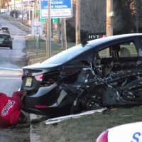 <p>A loaded passenger van and a four-door sedan were also involved.</p>
