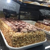 <p>Nutella is the foundation of this chocolate-hazelnut cake in Gourmanoff.</p>