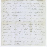 <p>A letter written for a dying soldier.</p>