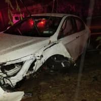<p>Ramapo Police responded to the scene of a one-vehicle accident over the weekend.</p>