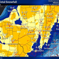 <p>A closer look at areas expected to see heavy snowfall and the highest accumulation amounts, according to the National Weather Service.</p>