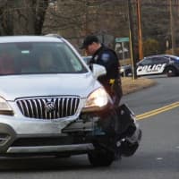 <p>The two-vehicle collision involved a Nissan sedan and Buick SUV.</p>
