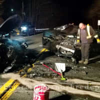 <p>Volunteers from the Briarcliff Fire Department helped extricate a passenger from a vehicle following a head-on collision that sent all parties to the hospital.</p>
