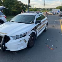 <p>A Manassas man was arrested Sunday evening after attempting to elude Virginia State Police and crashing into a Stafford County deputy and several other cars in North Stafford.</p>