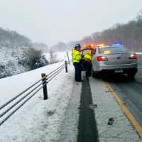 <p>Connecticut State Police troopers have responded to more than two dozen crashes in the area.</p>