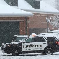 <p>Norwalk police are reporting snowy, slippery conditions on area roadways.</p>