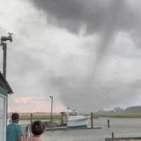 <p>The waterspout left devastating damage to Smith Island in Maryland.</p>