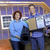 <p>Host of more than 350 shows on HGTV and the DIY, Lynda Lyday and Tom Jourdan co-host the infomercial for Lock &amp; Rollin Flooring produced by Stamford’s Jeffrey Wyant.</p>