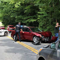 <p>First arriving units detour traffic shutting down Route 6N as EMS begins triage.</p>