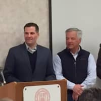 <p>Dutchess County Executive Marcus J. Molinaro, second from left, says the county&#x27;s commitment to farming is strong. With him are Harry Baldwin, of the county&#x27;s Agriculture Advisory Board Legislator Gregg Pulver, and Dale Borchert, Legislature chairman</p>