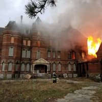 <p>Fairview Fire District firefighters are on the scene of a three-alarm fire.</p>