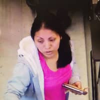 <p>Police in Ramapo have released photos of a woman who allegedly stole a purse from a shopping cart and taking off in a Jeep.</p>