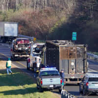 <p>A wrong-way driver collides head-on with a tractor-trailer on I-395 in Oxford, MA</p>