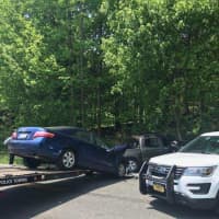<p>Route 202 was temporarily shut down in Montebello as Ramapo police investigated a crash that left some with minor injuries.</p>